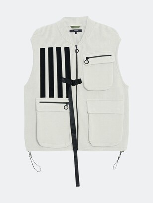 off white utility vest
