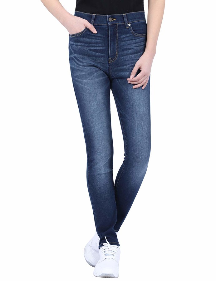 DISHANG Women's Skinny Jeans Pull up Stretch Mid Rise Slim Fit Jean
