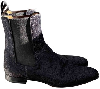 christian louboutin glitter boots