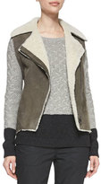 Thumbnail for your product : Vince Asymmetric Shearling Vest
