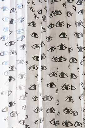 Urban Outfitters Allover Eyes Window Curtain