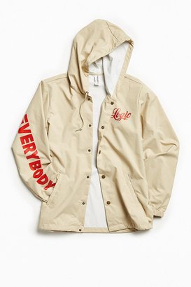 Urban Outfitters Logic Everybody Hooded Coach Jacket