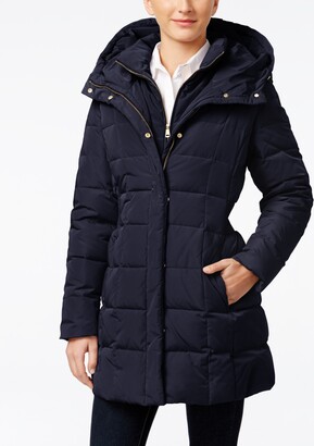 cole haan hooded down puffer coat