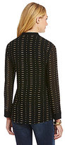 Thumbnail for your product : MICHAEL Michael Kors Georgette Studded V-Neck Tunic