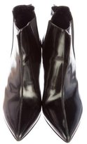 Thumbnail for your product : Pierre Hardy Leather Pointed-Toe Ankle Boots