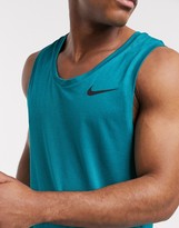 Thumbnail for your product : Nike Training hyper dry singlet in green