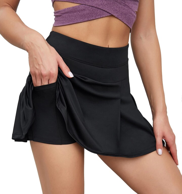 VUTRU Women's Tennis Skirts with Pockets High Waisted Pleated Athletic