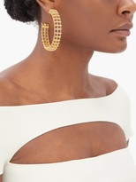 Thumbnail for your product : Rosantica Dolce Vita Crystal-embellished Hoop Earrings - Crystal