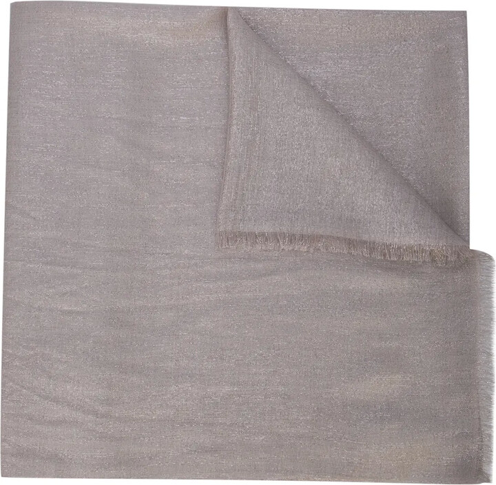 Brunello Cucinelli Frayed Edge Scarf