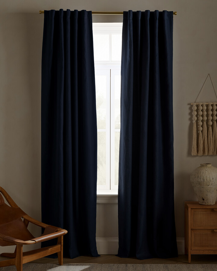European Linen True Blackout Curtain