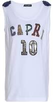 Thumbnail for your product : Dolce & Gabbana Embellished Appliqued Cotton-jersey Top