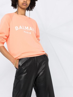 Balmain Logo-Print Sweatshirt