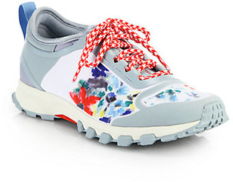 adidas by Stella McCartney Adizero Floral-Print Rubber & Fabric Sneakers