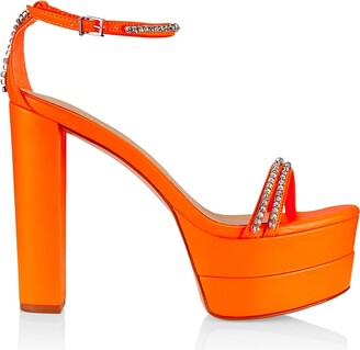 Orange Platform Heels | ShopStyle