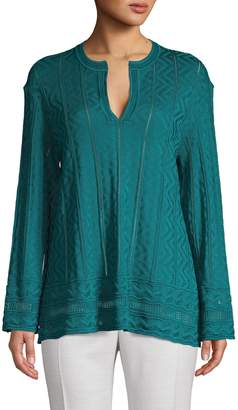 M Missoni Knit Virgin-Wool Blend Pullover