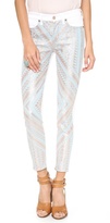Thumbnail for your product : 7 For All Mankind The Mahlia Kent Pieced Skinny Ankle Jeans