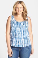 Thumbnail for your product : Lucky Brand Tie Dye Tank (Plus Size)