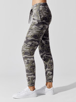 Thumbnail for your product : Monrow Grey Camo Sporty Sweat With Rib