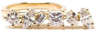 Kimberly Offset bar diamond ring