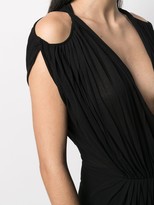 Thumbnail for your product : Rick Owens Cold Shoulders Evening Dress