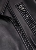 Thumbnail for your product : Acne Studios Belted leather biker jacket