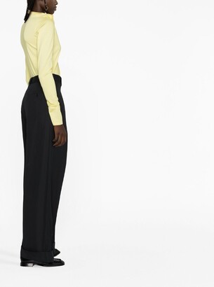 Lemaire Boat-Neck Stretch-Cotton Top