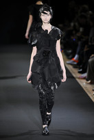 Thumbnail for your product : Junya Watanabe Patchwork wool-blend felt dress
