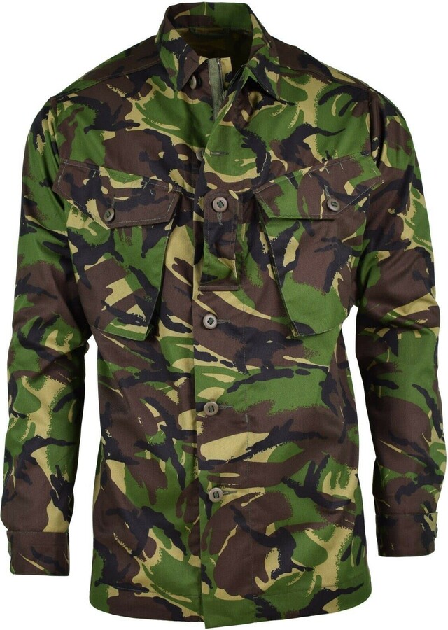 Original British Army Field Jacket - Combat DPM Military Jacket Shirt ...