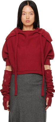 Lids Toronto Raptors WEAR by Erin Andrews Women's Mixed Letter Cropped Pullover  Sweatshirt - Heather Red