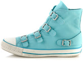 Thumbnail for your product : Ash Virgin Buckled Sneaker, Turquoise