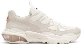 Valentino Bounce Low Top Leather Trainers - Womens - White
