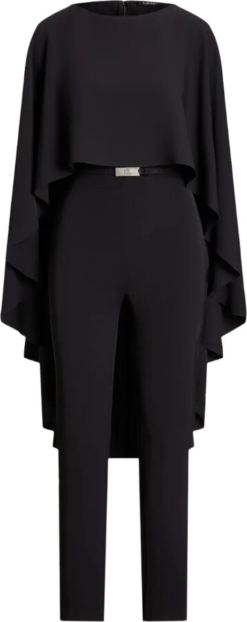 Black Cape Jumpsuit ShopStyle