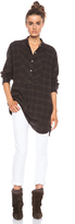 Thumbnail for your product : Etoile Isabel Marant Vienna Check Cotton-Blend Shirt