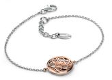 Thumbnail for your product : Fiorelli Silver Cut-out geometric disc bracelet