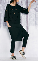 Thumbnail for your product : Tibi Embroidered Cut-Out Top