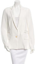Thumbnail for your product : Derek Lam Sheer-Accented Plunging Neck Blazer