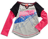 Thumbnail for your product : Puma Girls 2-6x Faux Layered Tee