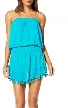 turquoise swim cover up
