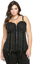 Thumbnail for your product : Tripp Torrid Zip Front Lace-Up Corset