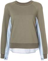 Thumbnail for your product : Derek Lam 10 Crosby Long Sleeve 2-in-1 with Shirting Combo