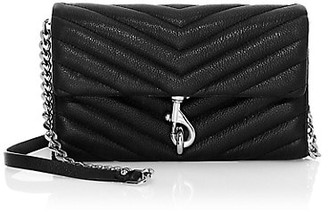 Rebecca Minkoff Edie Quilted Leather Wallet-On-Chain