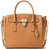 Thumbnail for your product : MICHAEL Michael Kors Hamilton Large East-West Leather Satchel Bag