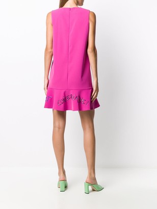 Boutique Moschino Ruffled-Hem Mini Dress