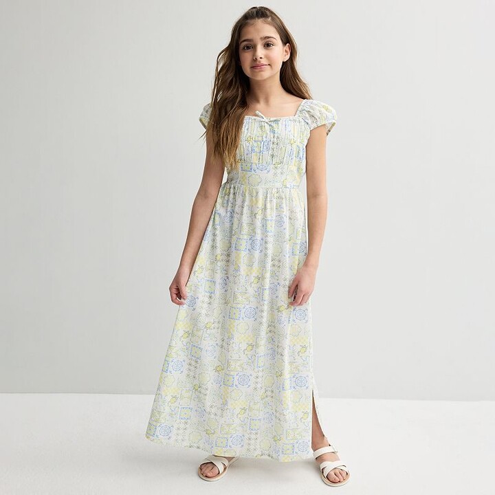 Girls 6-20 SO® Cap Sleeve Maxi Dress in Regular & Plus Size