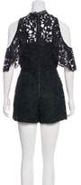 Thumbnail for your product : Alice + Olivia Junie Lace Romper w/ Tags