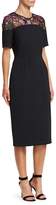 Thumbnail for your product : Lela Rose Resort Embroidered Lace Sheath Dress