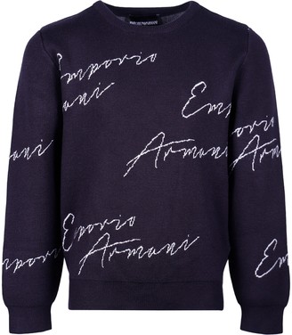 girls armani jumper