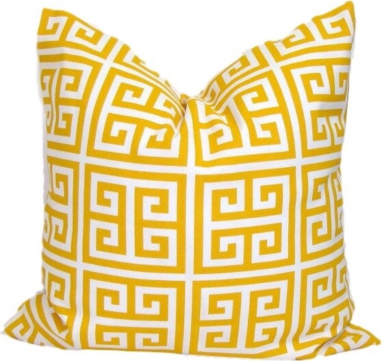 Yellow Outdoor Pillow Cover, Throw Cover For A, , Pillow, All