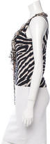 Thumbnail for your product : Etro Sleeveless Tiger Print Top