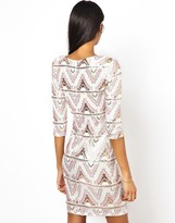 Thumbnail for your product : TFNC Bodycon Mini Dress with Aztec Sequins
